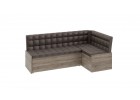 Скамья угловая «Форест» со спальным местом Кожзам, ТриЯ