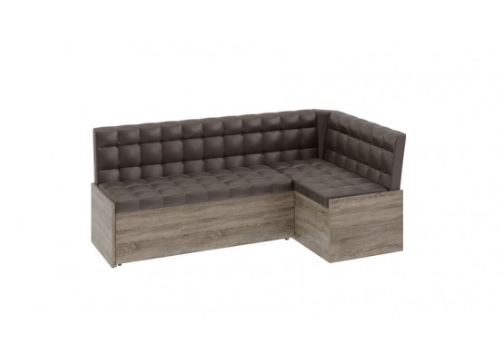 Скамья угловая «Форест» со спальным местом Кожзам, ТриЯ