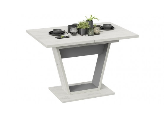 Стол обеденный «Гавана» Тип 1 Платиновый, Серый, ТриЯ