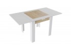 Стол раздвижной «Хьюстон» тип 3 Белый, Светло-коричневый, ТриЯ