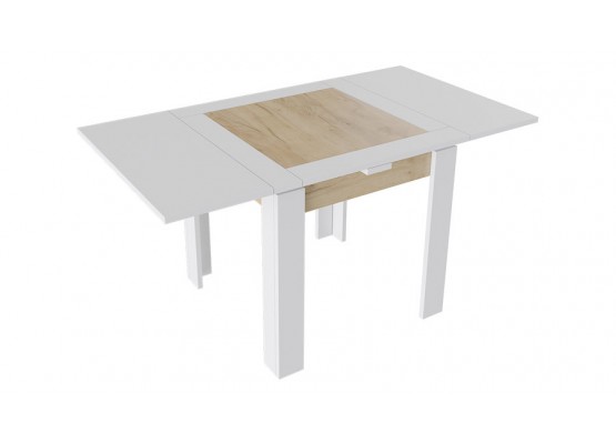 Стол раздвижной «Хьюстон» тип 3 Белый, Светло-коричневый, ТриЯ