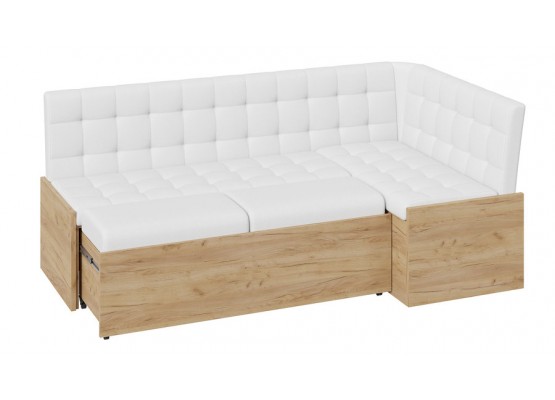 Скамья угловая «Форест» со спальным местом Кожзам, ТриЯ