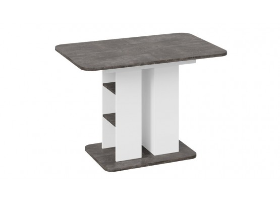 Стол обеденный «Мюнхен» Тип 2 Белый, Асфальтный, ТриЯ