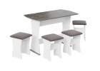 Обеденная группа тип 1 - МФ-101.006 Белый, Асфальтный, ТриЯ