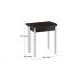 Стол обеденный с хромированными ножками «Лион (мини)» - СМ-204.01.2 Темно-коричневый - 1