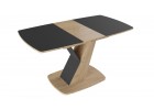 Стол обеденный «Гарда» Тип 1 Светло-коричневый, Черный, ТриЯ