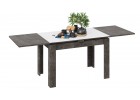 Стол обеденный «Норман» тип 1 Асфальтный, Белый, ТриЯ