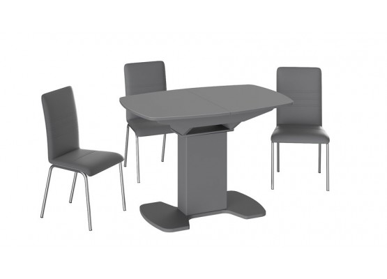 Стол обеденный «Портофино» - СМ(ТД)-105.01.11(1) Серый, ТриЯ