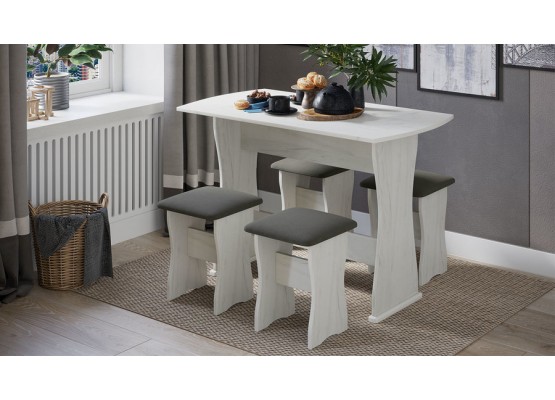 Обеденная группа тип 1 - МФ-101.006 Платиновый, Серый, ТриЯ