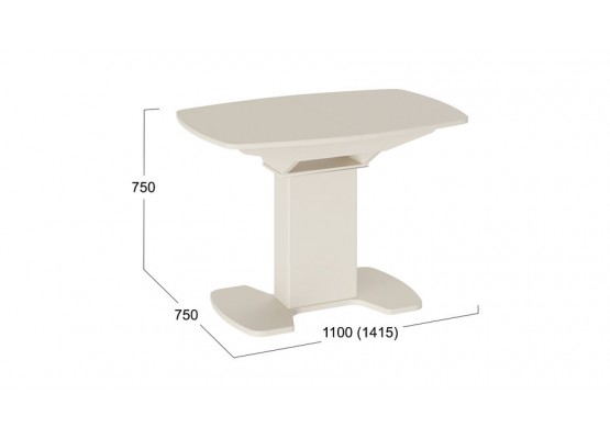 Стол обеденный «Портофино» - СМ(ТД)-105.01.11(1) Бежевый, ТриЯ