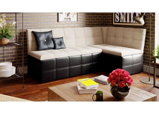 Скамья угловая «Домино» со спальным местом исп. 2 Кожзам, Рогожка