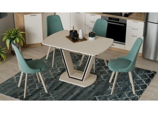 Стол обеденный «Дели» Тип 2 Бежевый