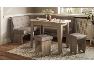 Кухонный уголок «Барселона» Светло-коричневый, Серо-коричневый