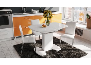 Стол обеденный «Портофино» - СМ(ТД)-105.01.11(1) Белый