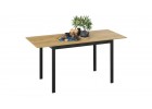 Стол раздвижной «Слайд» Тип 2 Черный, Светло-коричневый, ТриЯ
