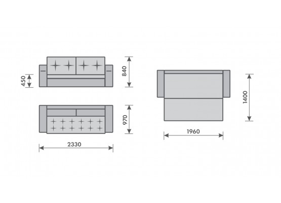 Диван «Гефест» еврокнижка, Царь-мебель