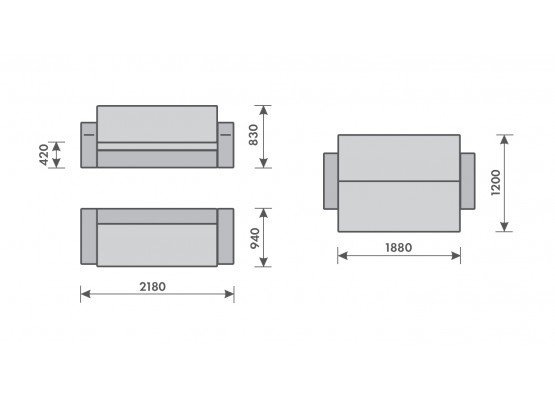 Диван «Рио» книжка, Царь-мебель