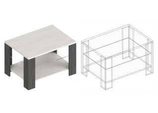 Стол журнальный «Велес-3» 720х500х450