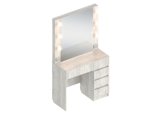 Стол «гримерный» 2, модульный 850х400х760