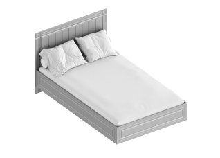 Кровать "Вита" 1,2 1256х2049х1000 Тёмно серый