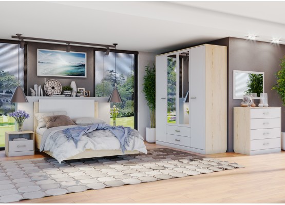 Спальный гарнитур «Милана», модульный, Велес