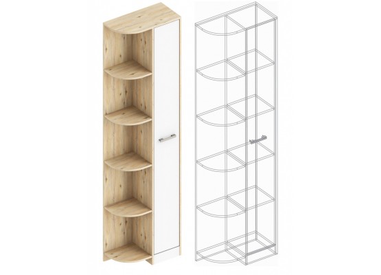 Шкаф-стеллаж 300х600х2200, Велес