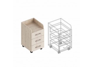 Тумба выкатная 400х470х705