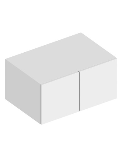 МС "Альте" Антресоль 2-ств 800х550х400 Белый лофт, Велес