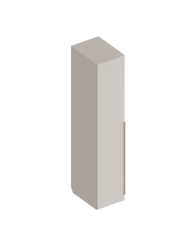 МС "Альте" Пенал 1-ств с полками (штанга в комплекте) 400х550х2000 Тефия, Велес