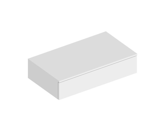 МС "Альте" Консоль с ящиком 800х460х186 Белый лофт, Велес