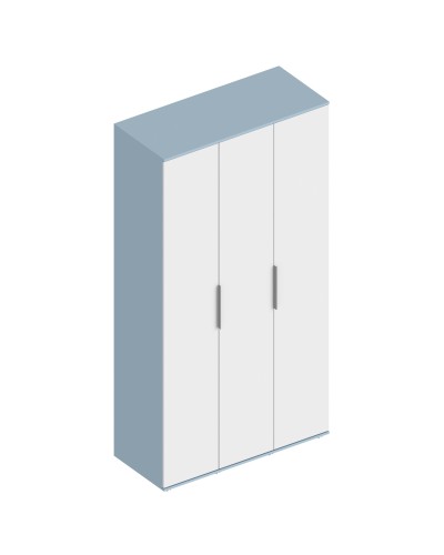 МС "Бриз" Шкаф 3-ств 1200х520х2300 Дасти грин/Белый лофт, Велес