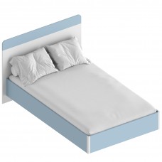 МС "Бриз" Кровать 1,2 (футорка 10) 1362х2049х1020 Дасти грин/Белый лофт