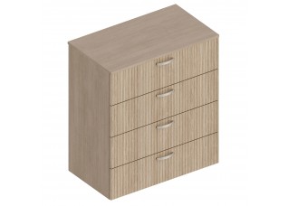 МС "Ева" Комод с 4 ящиками 800х460х920 Тира/Кадена вуд