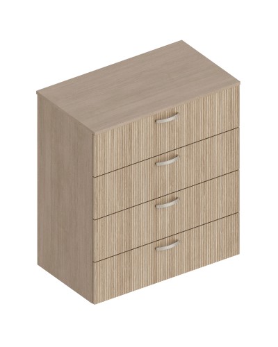 МС "Ева" Комод с 4 ящиками 800х460х920 Тира/Кадена вуд, Велес