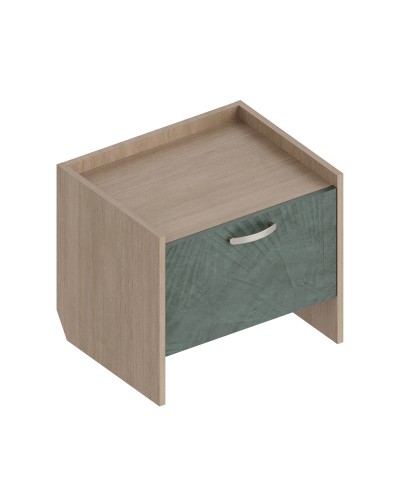 МС "Ева" Тумба прикроватная 500х400х440 Тира/Палм грин, Велес