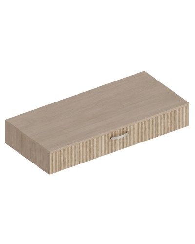 МС "Ева" Консоль с ящиком 800х460х160 Тира/Палм грин, Велес