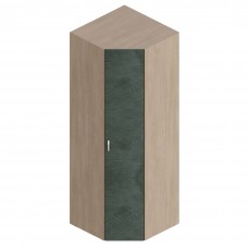 МС "Ева" Шкаф угловой 800х800х2300 Тира/Палм грин