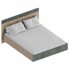 МС "Ева" Кровать 1,6 (футорка 10) 1762х2049х1020 Тира/Кадена вуд/Палм грин