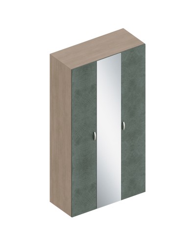 МС "Ева" Шкаф 3-ств 1200х520х2300 Тира/Палм грин, Велес