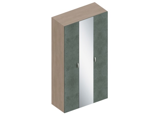 МС "Ева" Шкаф 3-ств 1200х520х2300 Тира/Палм грин, Велес