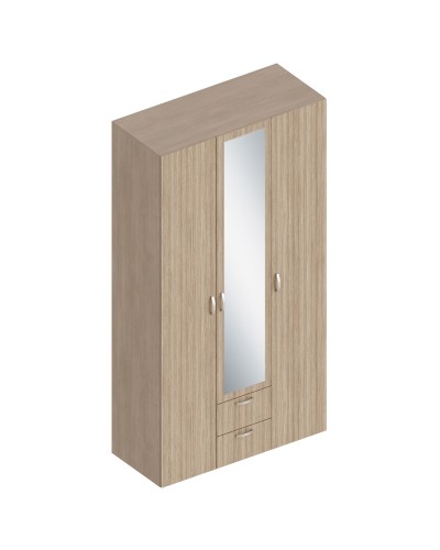 МС "Ева" Шкаф 3-ств с 2 ящиками 1200х520х2300 Тира/Кадена вуд, Велес