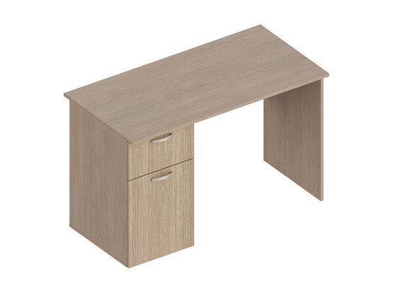 МС "Ева" Стол письменный ЛЕВЫЙ/ПРАВЫЙ 1200х600х760 Тира/Кадена вуд, Велес