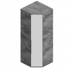 МС "Лео 2" Шкаф 1-ств угловой 780х780х2100 Айрон рок/Фрезеровка