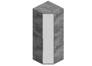 МС "Лео 2" Шкаф 1-ств угловой 780х780х2100 Айрон рок/Фрезеровка