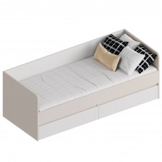 МС "Лорэн" Кровать с 2 ящиками (футорка 10) 832х2032х720 Тефия