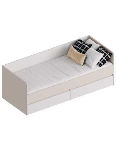 МС "Лорэн" Кровать с 2 ящиками (футорка 10) 832х2032х720 Тефия, Велес