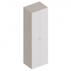 МС "Лорэн" Шкаф 2-ств с полками (штанга в комплекте) 700х520х2300 Тефия