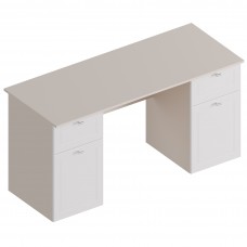 МС "Лорэн" Стол письменный 2-х тумбовый 1500х600х760 Тефия