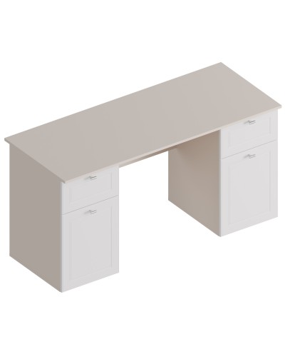 МС "Лорэн" Стол письменный 2-х тумбовый 1500х600х760 Тефия, Велес