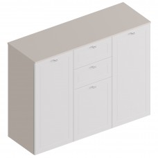 МС "Лорэн" Комод 3-ств с 2 ящиками 1350х460х1050 Тефия